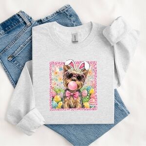 Easter Dog T- Shirt S M L XL New Schnauzer, Yorkie, Lab, Pomeranian, Maltese